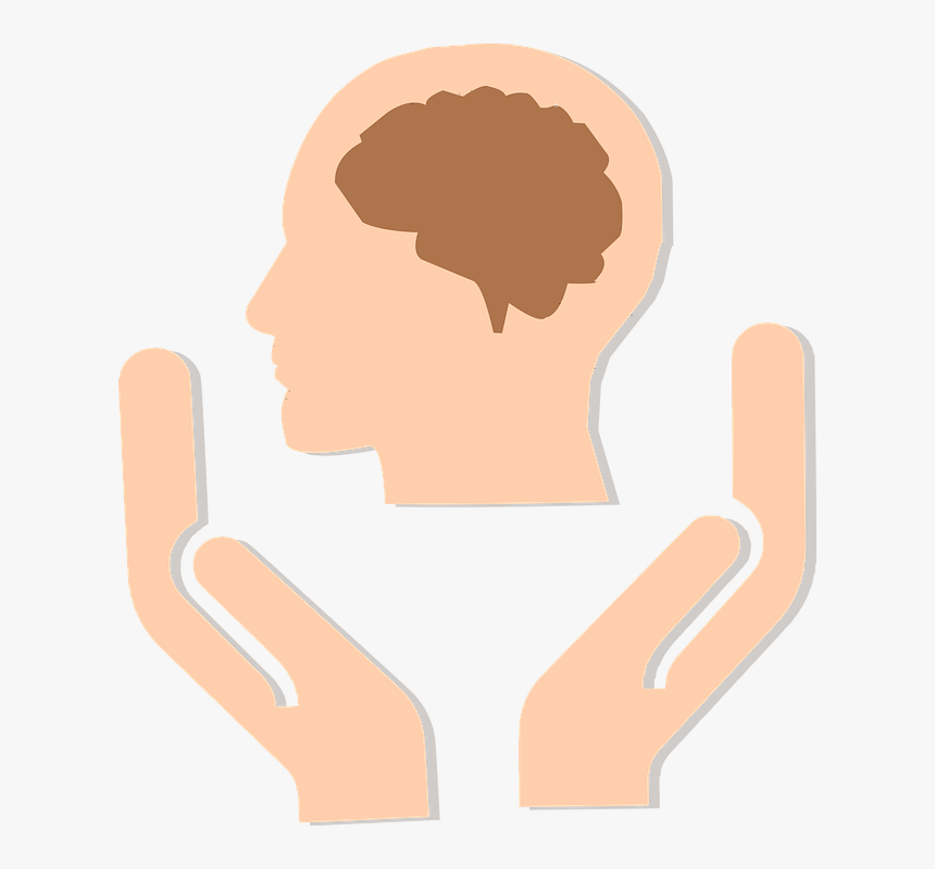 Pics Of A Person Thinking 21, Buy Clip Art - Brain With Hand Png, Transparent Png, Free Download