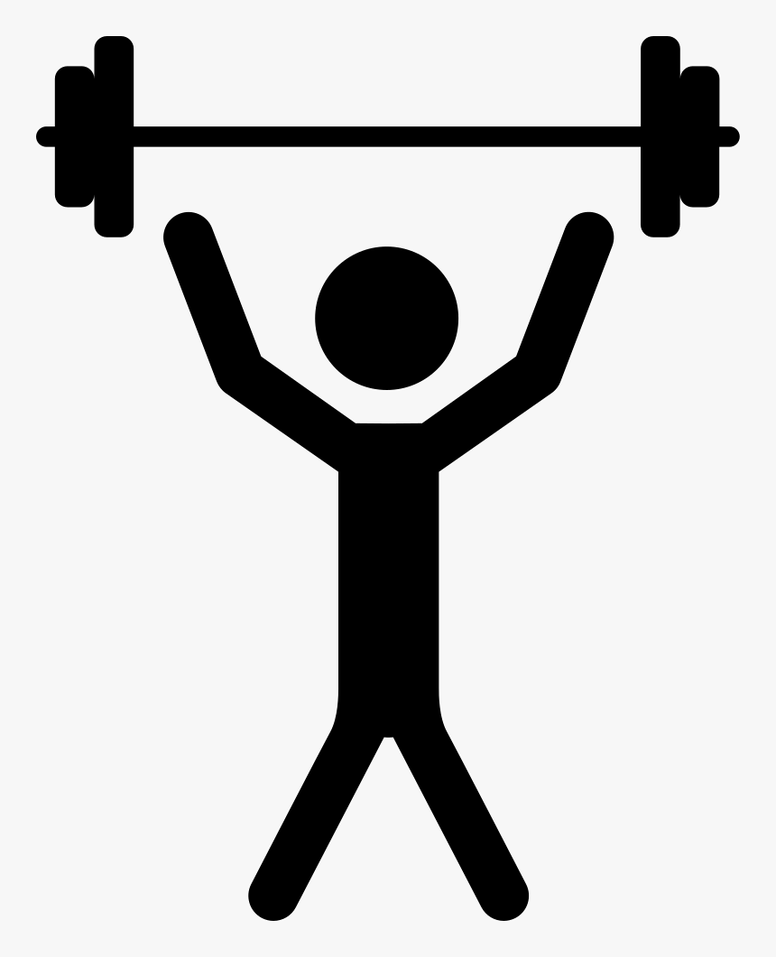 Man With Raised Arms Lifting Dumbbells Weight - Apetito Tolerancia Y Capacidad De Riesgo, HD Png Download, Free Download