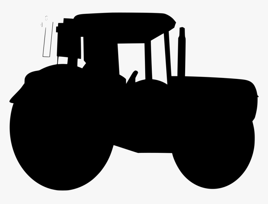 Tractor Silhouette Png -download Png - Black Transparent Tractor Png, Png Download, Free Download