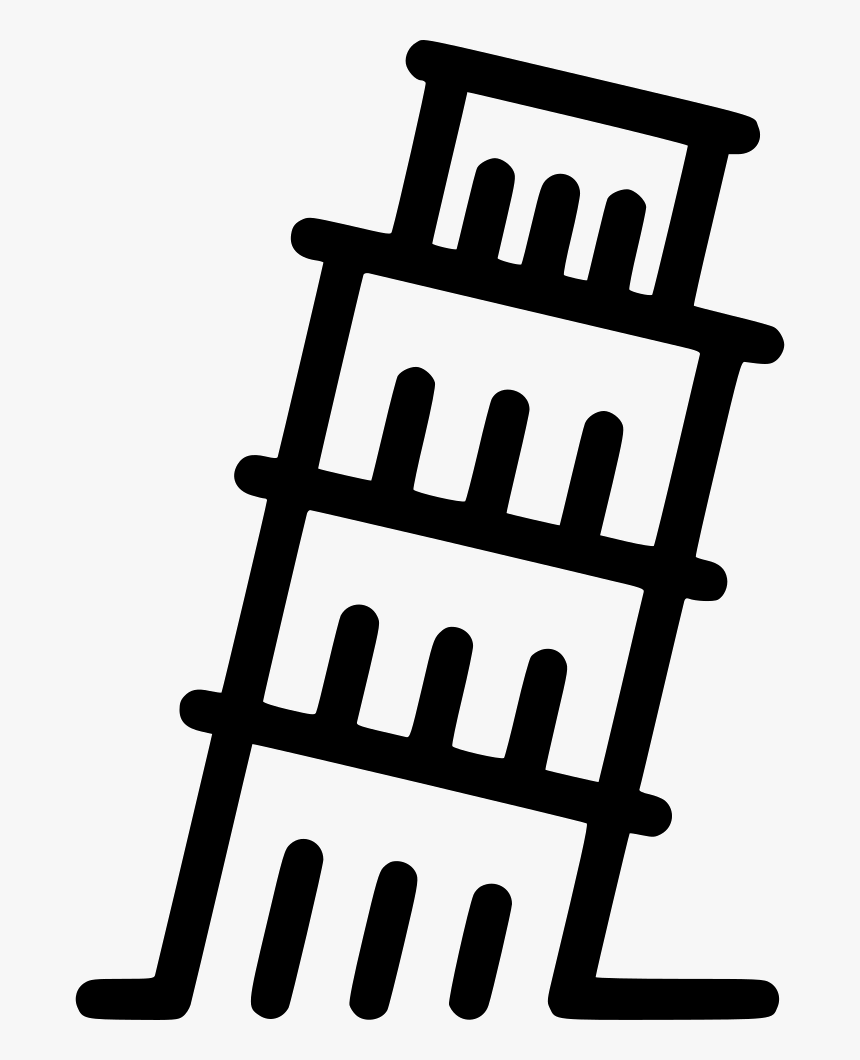 Pisa Italy Leaning Tower - Italy Tower Icon Png, Transparent Png, Free Download