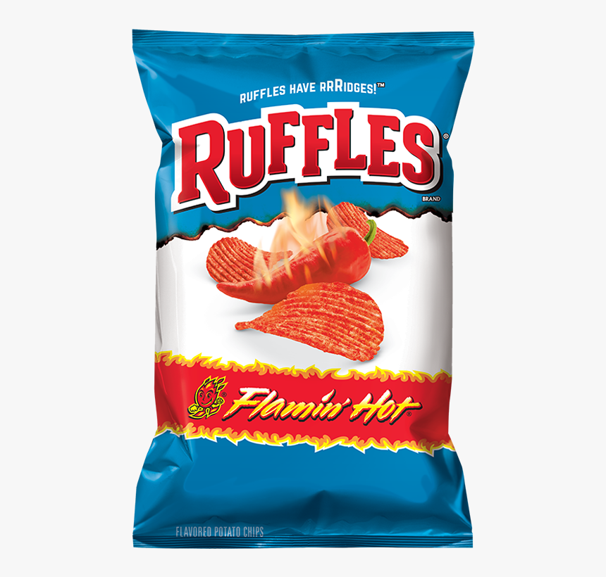 Ruffles® Flamin - Ruffles Flamin Hot Chips, HD Png Download, Free Download