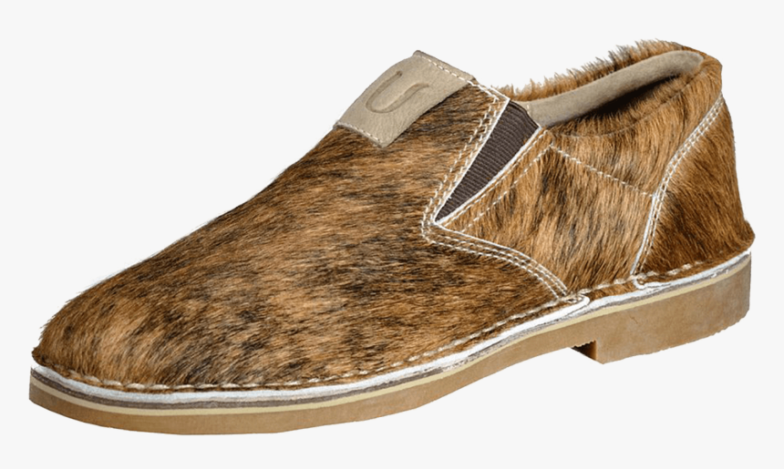 Uwezo Men"s Hair On Slip On Shoe - Cowhide Shoes, HD Png Download, Free Download