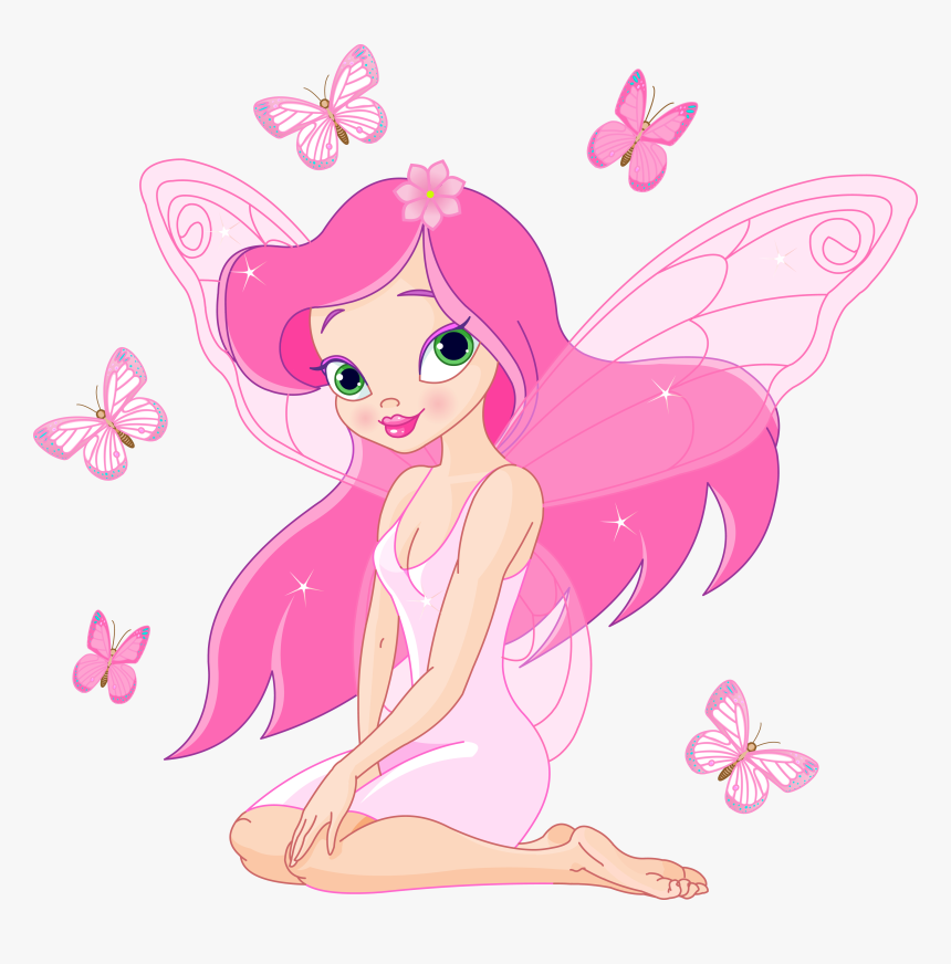 Tooth Fairy Clip Art - Pink Fairy, HD Png Download, Free Download