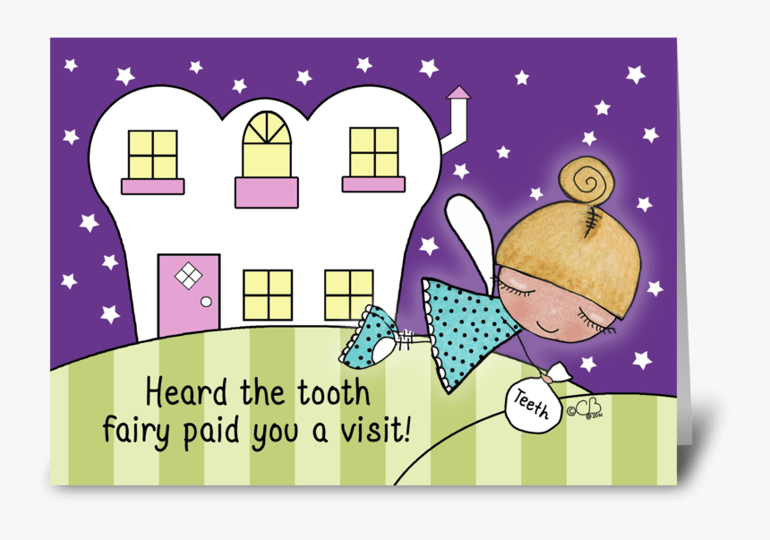 Congratulations Losing 1st Tooth-fairy Greeting Card - Congratulations On Losing Your First Tooth, HD Png Download, Free Download