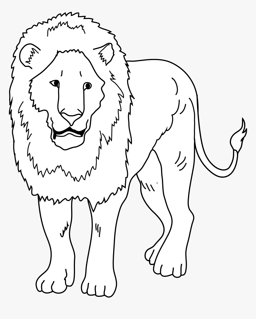 Rose Black And White Clipart Lion