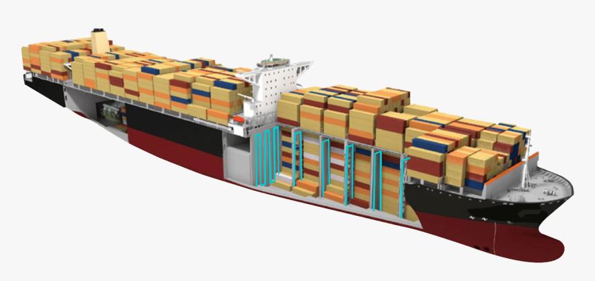 Container Ship Cut Out, HD Png Download, Free Download