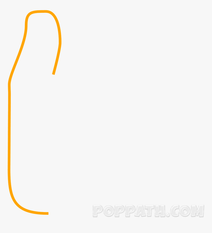 Draw A Curve Like Shape For The Thumb As Shown, HD Png Download, Free Download