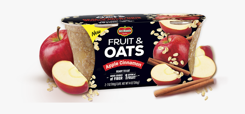 Fruit And Oats Apple Cinnamon - Del Monte Fruit And Oats Nutrition, HD Png Download, Free Download