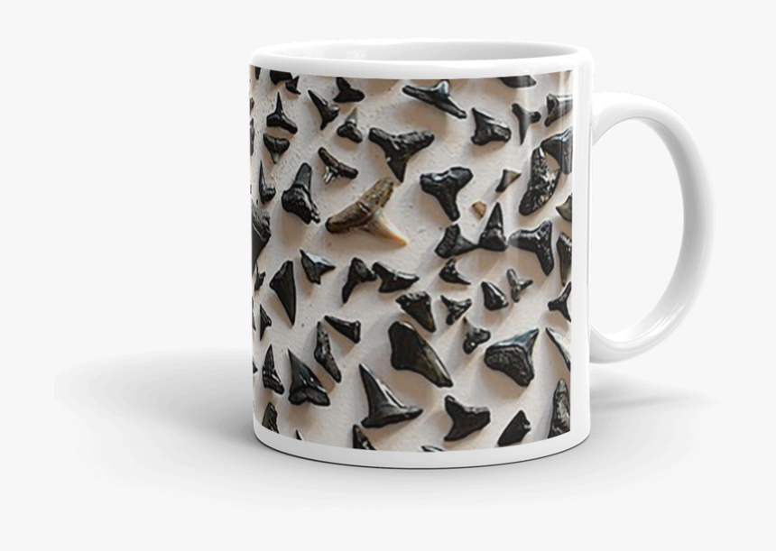 Shark Teeth Mug - Coffee Cup, HD Png Download, Free Download