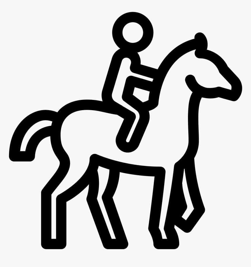 Horse Riding Clipart Montar - Icon Png Horse, Transparent Png, Free Download