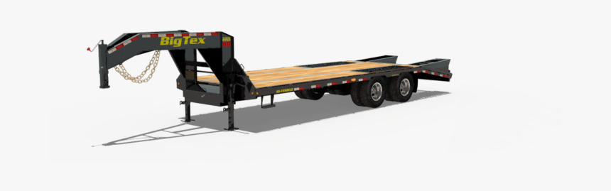 Flatbed Gooseneck Trailers - 2017 Big Tex 22gn, HD Png Download, Free Download