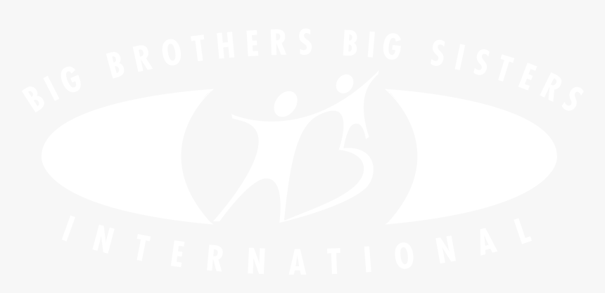 Big Brothers Big Sisters International 01 Logo Black - Big Brothers Big Sisters, HD Png Download, Free Download