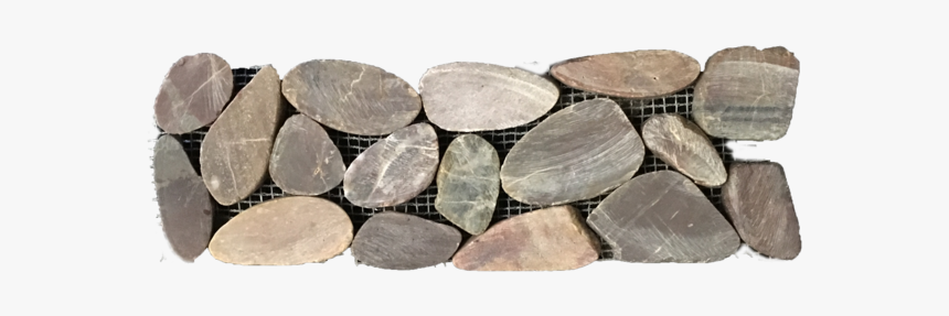 Verona Flat Split Cobblestone Border - Pebble, HD Png Download, Free Download