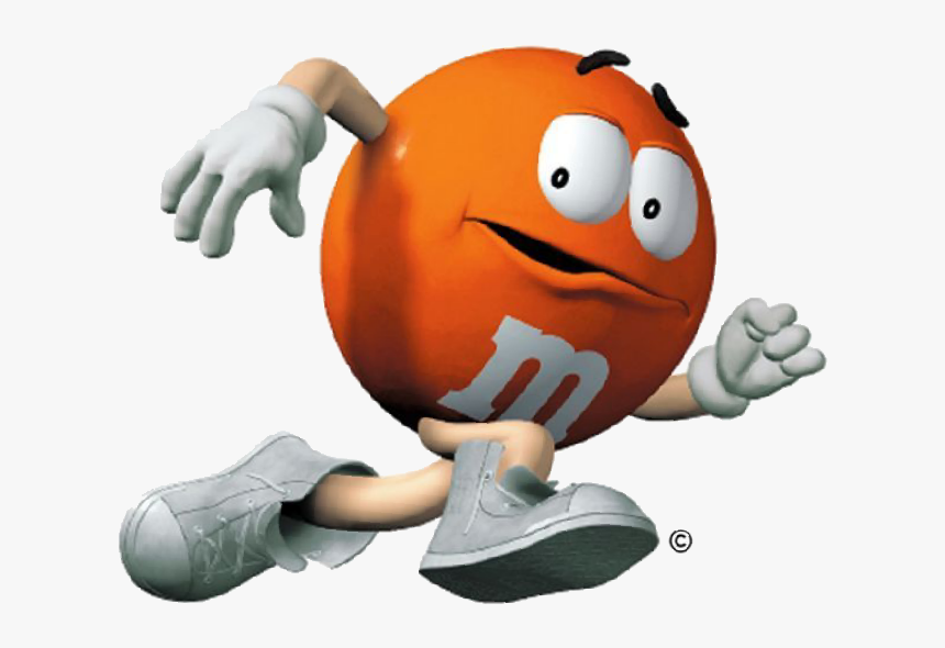 #mm #naranja - Orange M&m Character Png, Transparent Png, Free Download