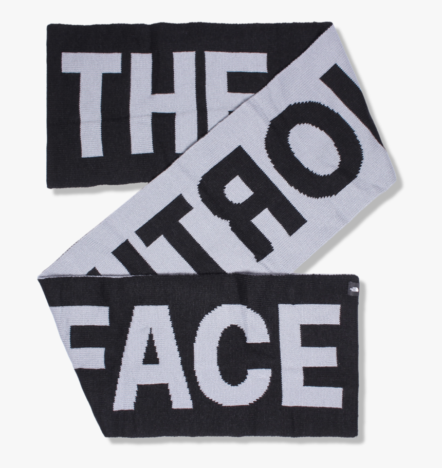 The North Face Logo Scarf Tnf Black - Printing, HD Png Download, Free Download