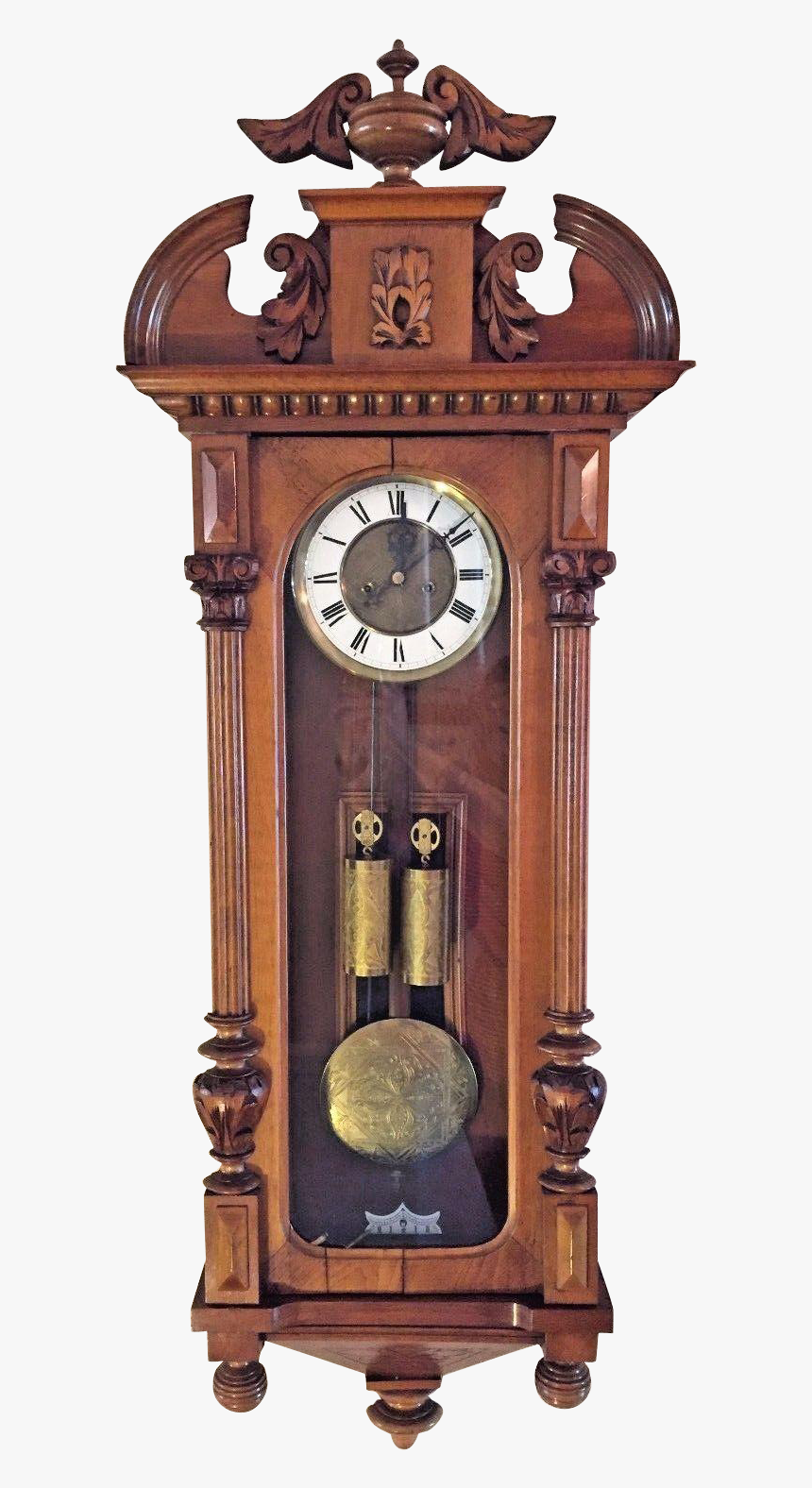 Clip Art Antique Gustav Becker Vienna - Gustav Becker Clock Wall Clock, HD Png Download, Free Download