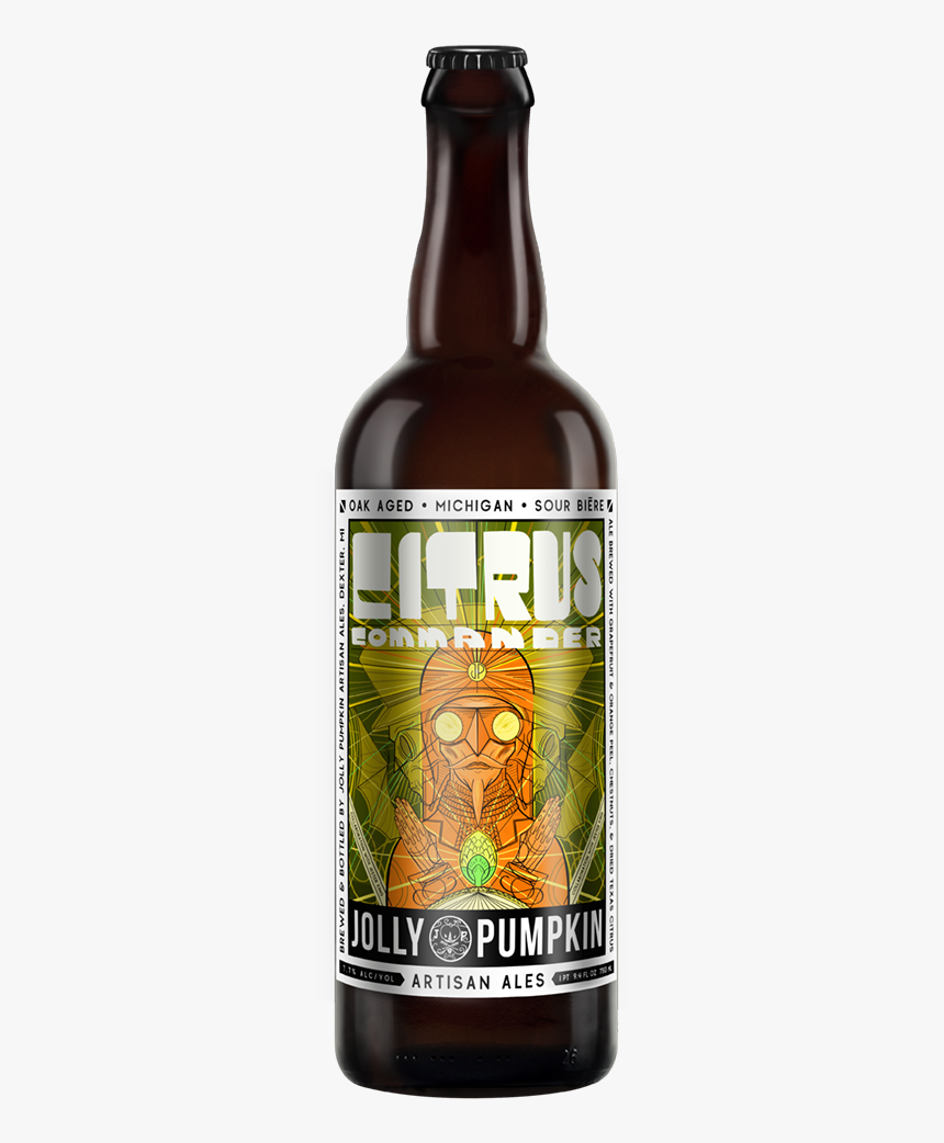 Citrus Commander Bottle - Jolly Pumpkin Yikes, HD Png Download, Free Download