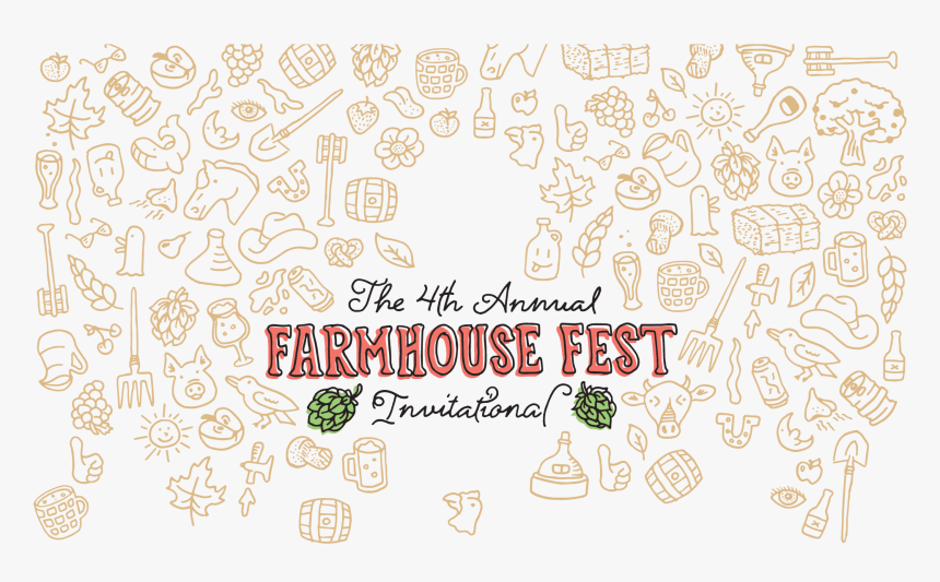 The 4th Annual Farmhouse Fest Invitational - Festival Food Graphics Bg, HD Png Download, Free Download