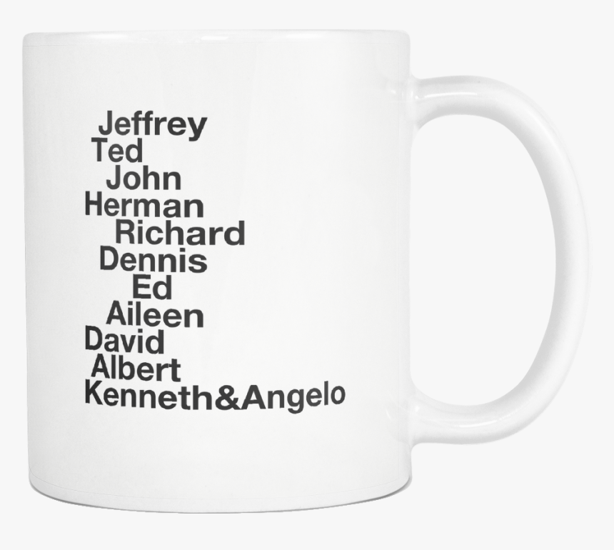 Serial Killer Killers 11 Oz Black White Accent - Mug, HD Png Download, Free Download