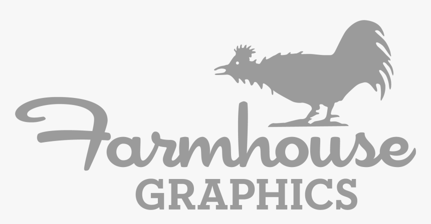 Farmhouse Graphics - Rooster, HD Png Download, Free Download