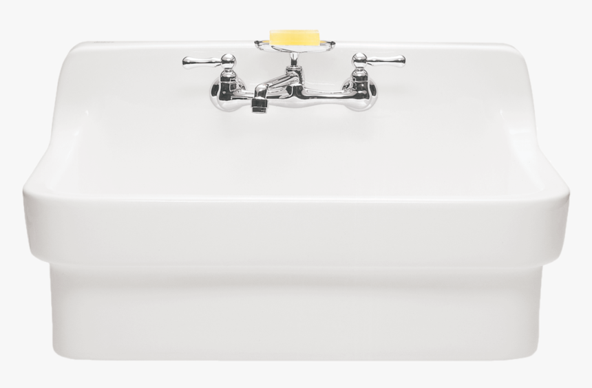 Country Kitchen Sink - Wall Mount Sink White, HD Png Download, Free Download