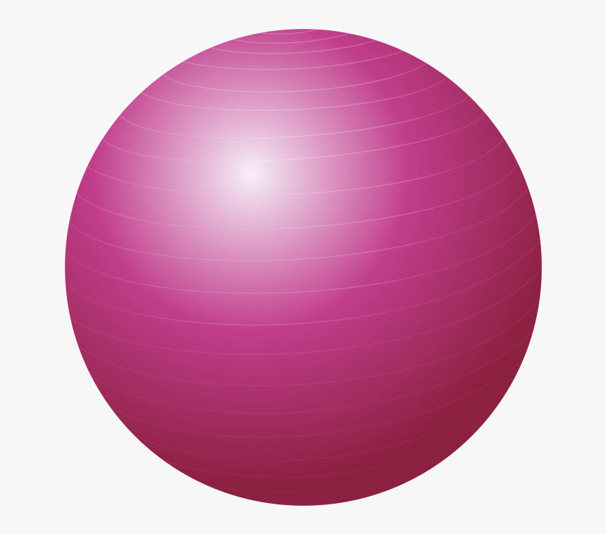 Gym Ball On Transparent Background Png Image Free Download - Sphere, Png Download, Free Download