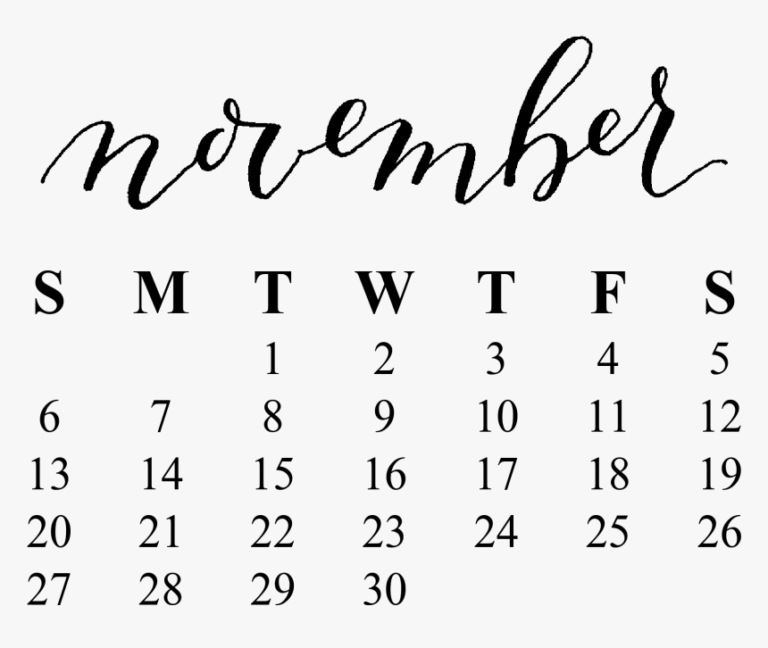 Clip Art May Clip Black And - October Calendar 2019 Png, Transparent ...