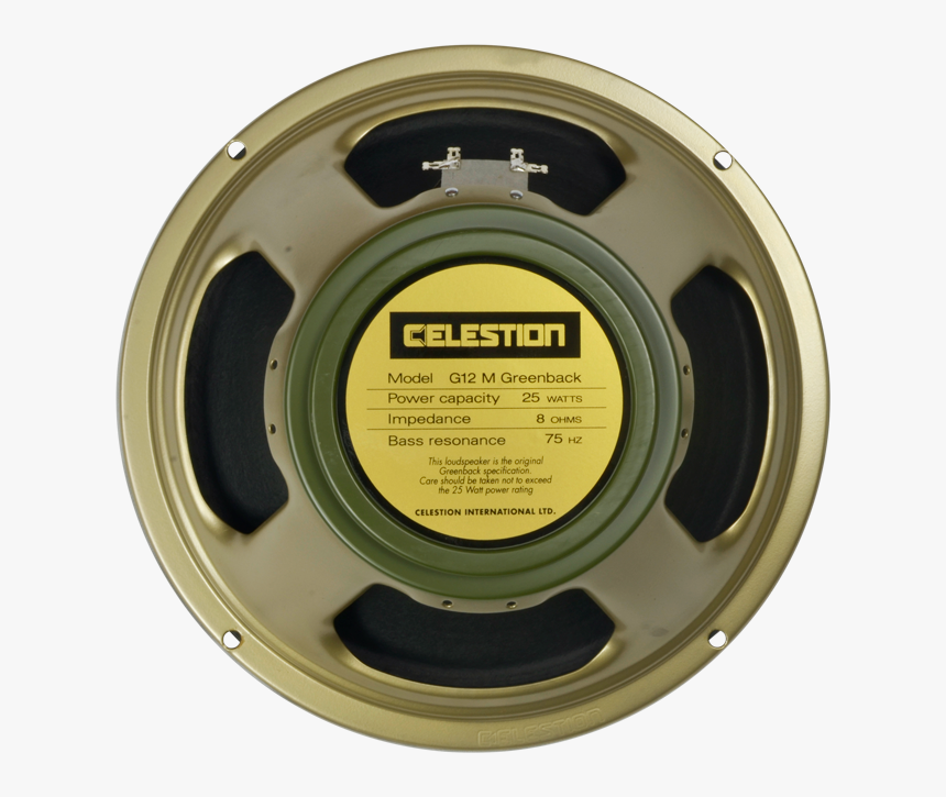 Celestion G12-m Greenback 12" - Celestion G12m Greenback, HD Png Download, Free Download