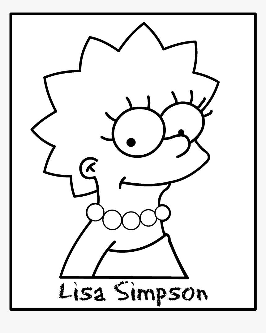 Simpsons Black And White, HD Png Download, Free Download