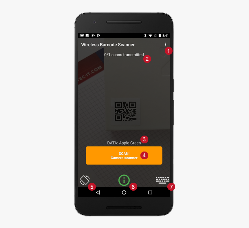 Wireless Barcodescanner - Scan Preview - Vidatha, HD Png Download, Free Download