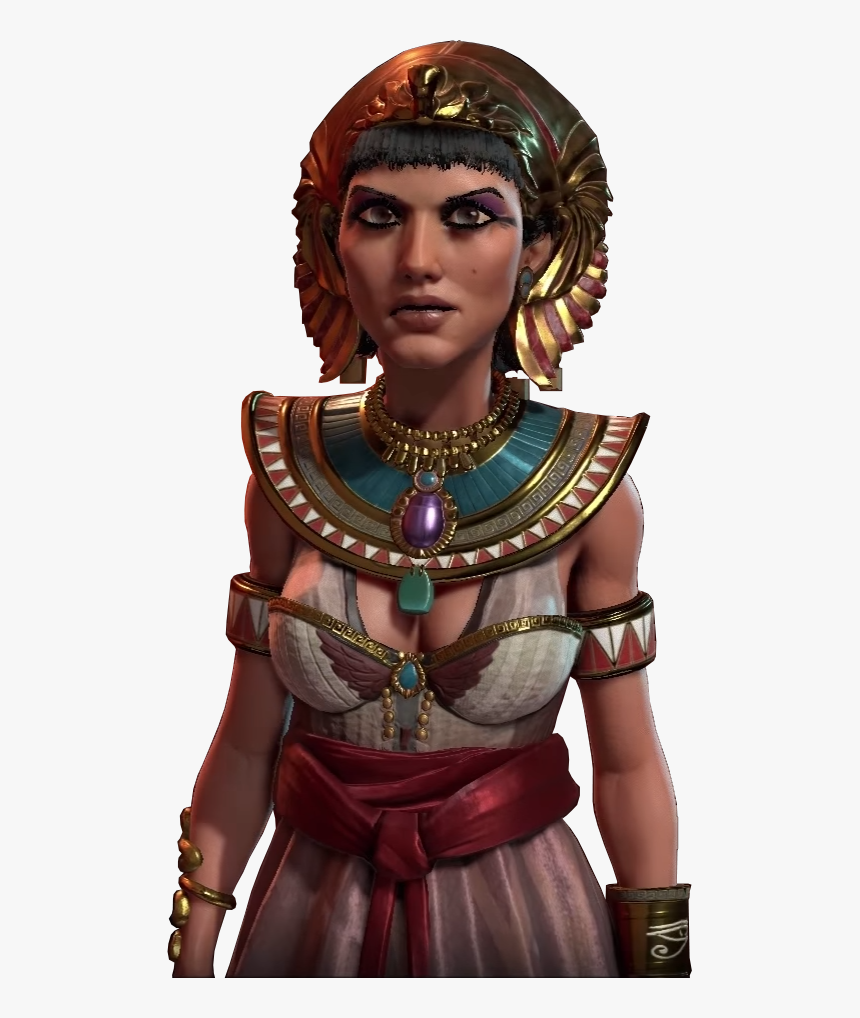 Cleopatra Civilization 6 Cleopatra Hd Png Download Kindpng 