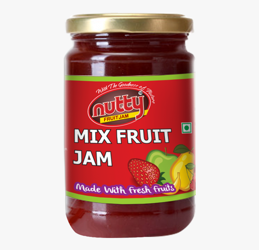 Nutty Jam Mix Fruit 500g, HD Png Download, Free Download