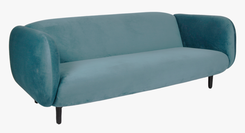 Mora Velvet Sofa - Baby Blue Velvet Couch, HD Png Download, Free Download