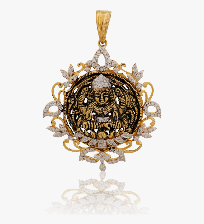 Divine Mahalakshmi Diamond Naga’s Pendant - Locket, HD Png Download, Free Download