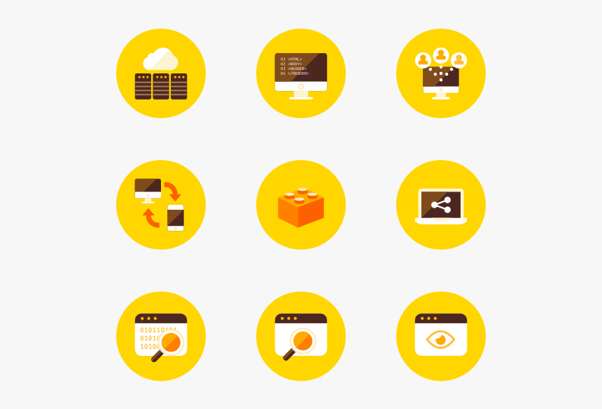 Coding - Icon Yellow, HD Png Download, Free Download