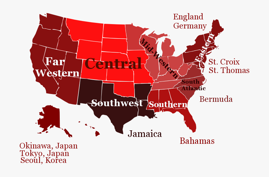 Right To Work States Map 2017, HD Png Download, Free Download