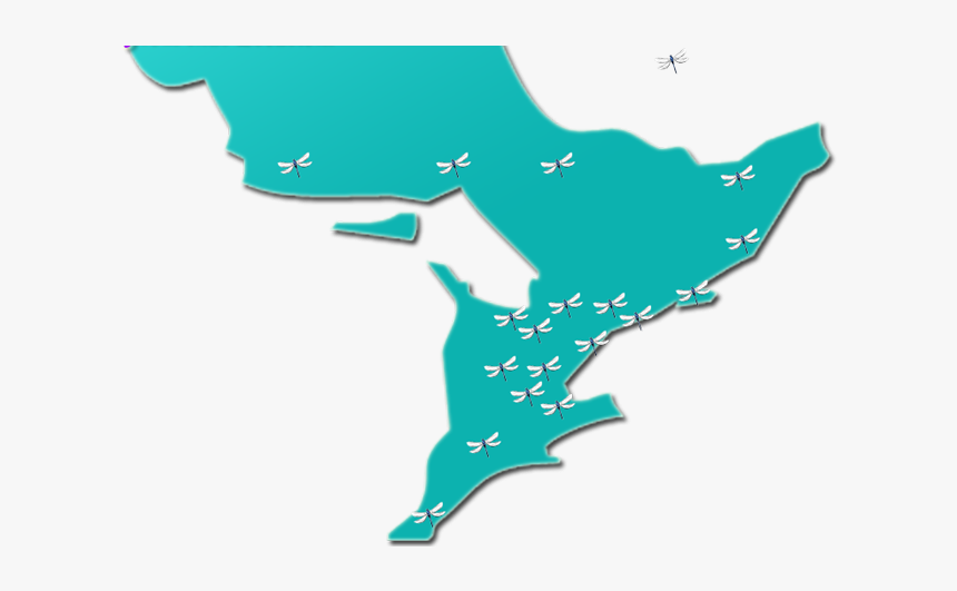 Ontario Map Png Canada, Transparent Png, Free Download