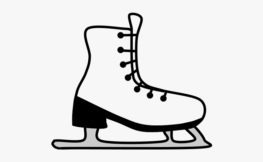 Ice Skates, Plain - Ice Skate, HD Png Download, Free Download