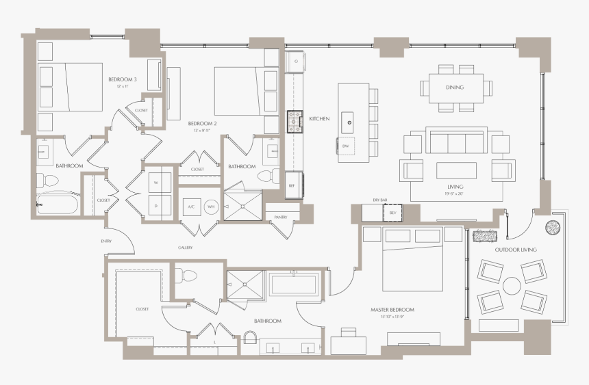 Dogwood I T1 - 101 Barclay Street Site Plan, HD Png Download, Free Download