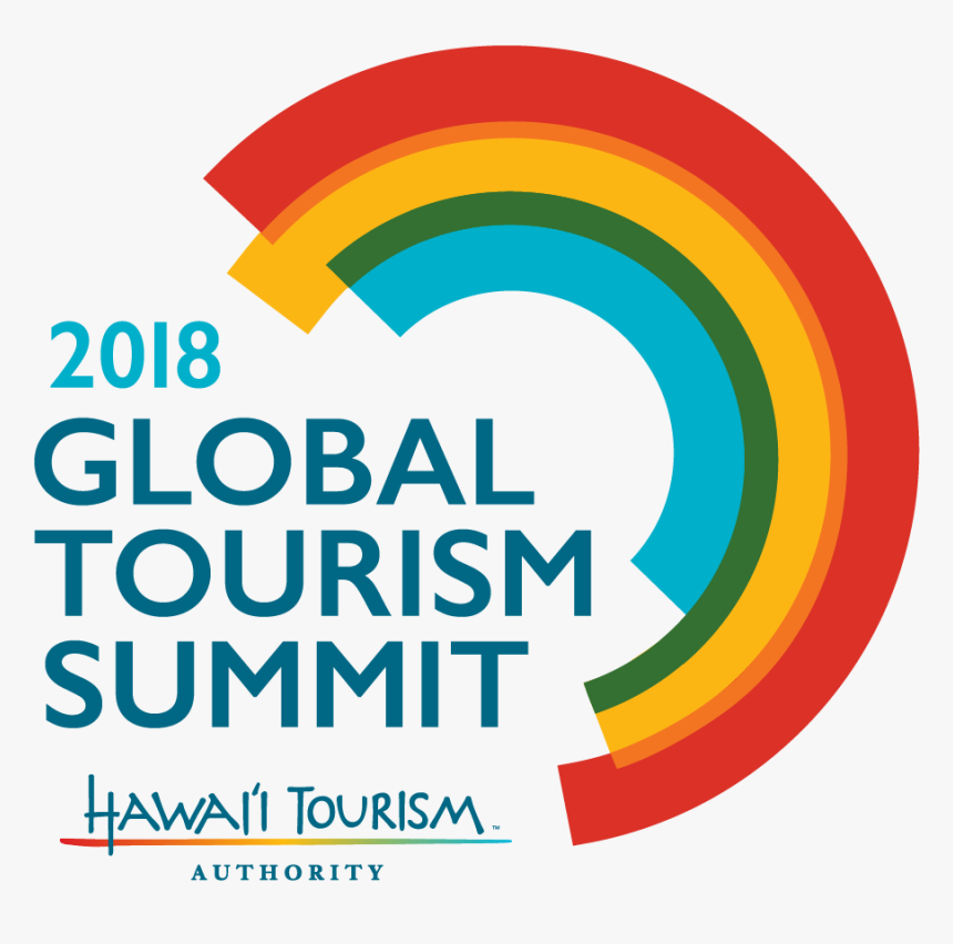 2018 Global Tourism Summit Portrait Logo - Global Tourism Summit Hawaii 2018, HD Png Download, Free Download