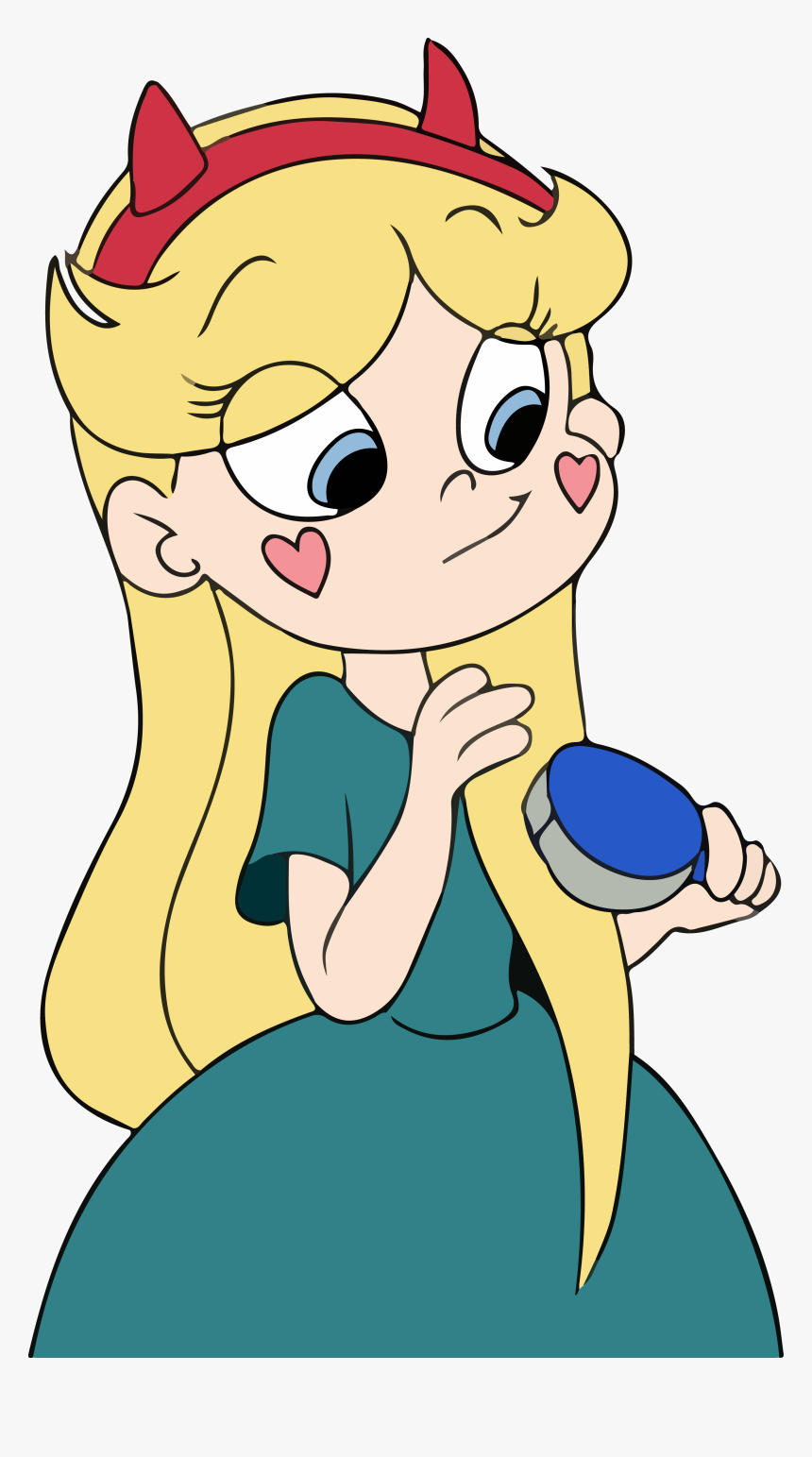 Star Butterfly And Hairbrush - Cartoon, HD Png Download, Free Download