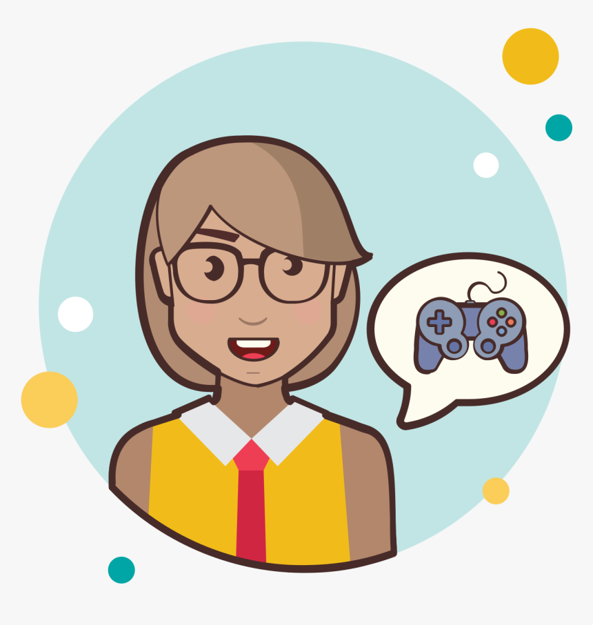 Circle Bubbles Icon - Girl Have Question Png, Transparent Png, Free Download