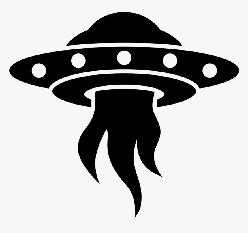 Ufo Silhouette Png, Transparent Png, Free Download