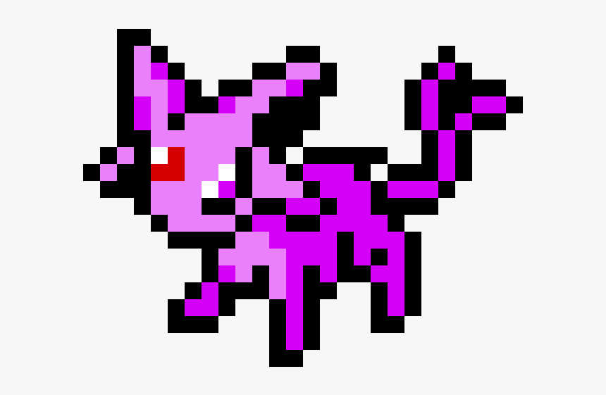 Pokemon Pixel Art Espeon, HD Png Download, Free Download