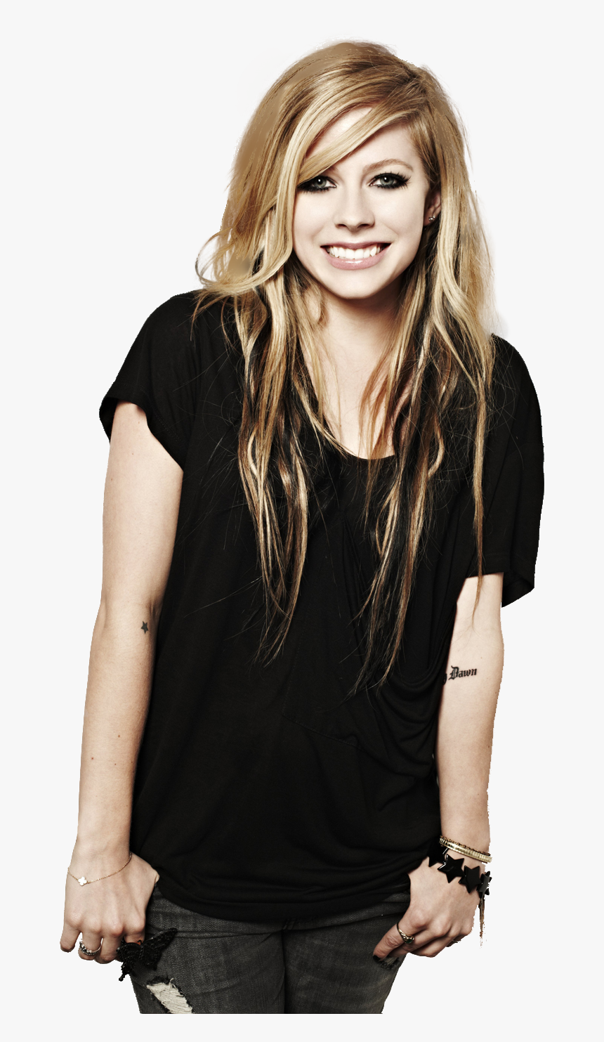 Hannah Montana Miley Cyrus 3 In - Avril Lavigne, HD Png Download, Free Download