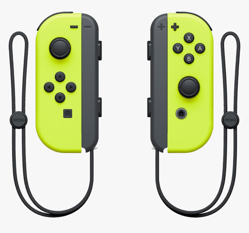 Neon Yellow Joy Con, HD Png Download, Free Download