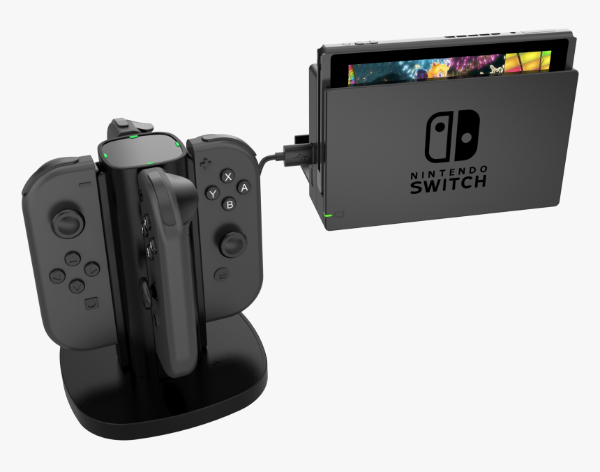 4 In 1 Joy-con Charging Stand - Smartphone, HD Png Download, Free Download