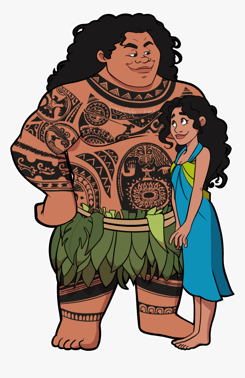 Maui And His Wife Clipart, Hd Png Download - Kindpng