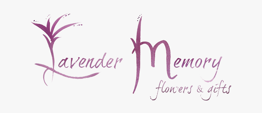 Lavender Memory Flowers & Gifts - Calligraphy, HD Png Download, Free Download