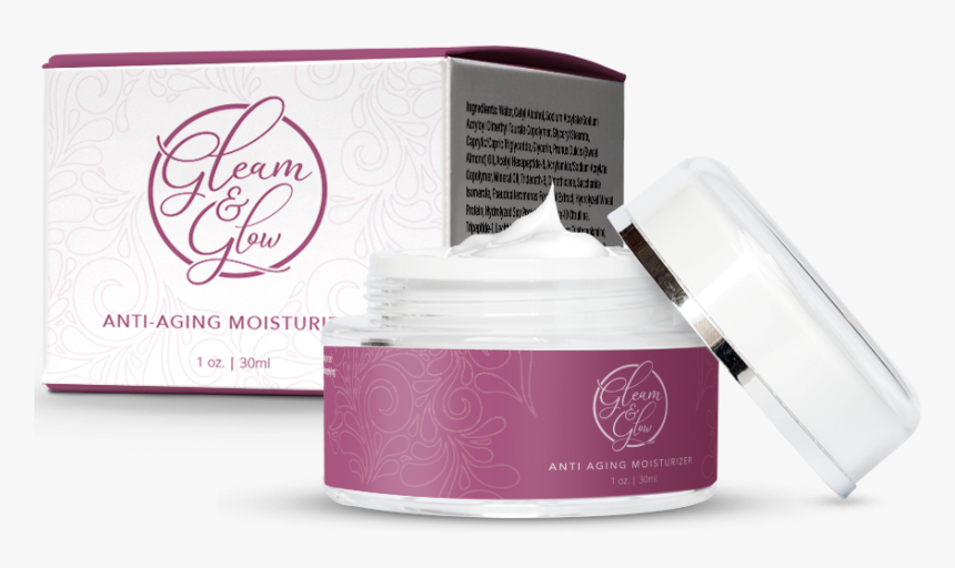 Gleam & Glow Product Image - Gleam And Glow Anti Aging Moisturizer, HD Png Download, Free Download